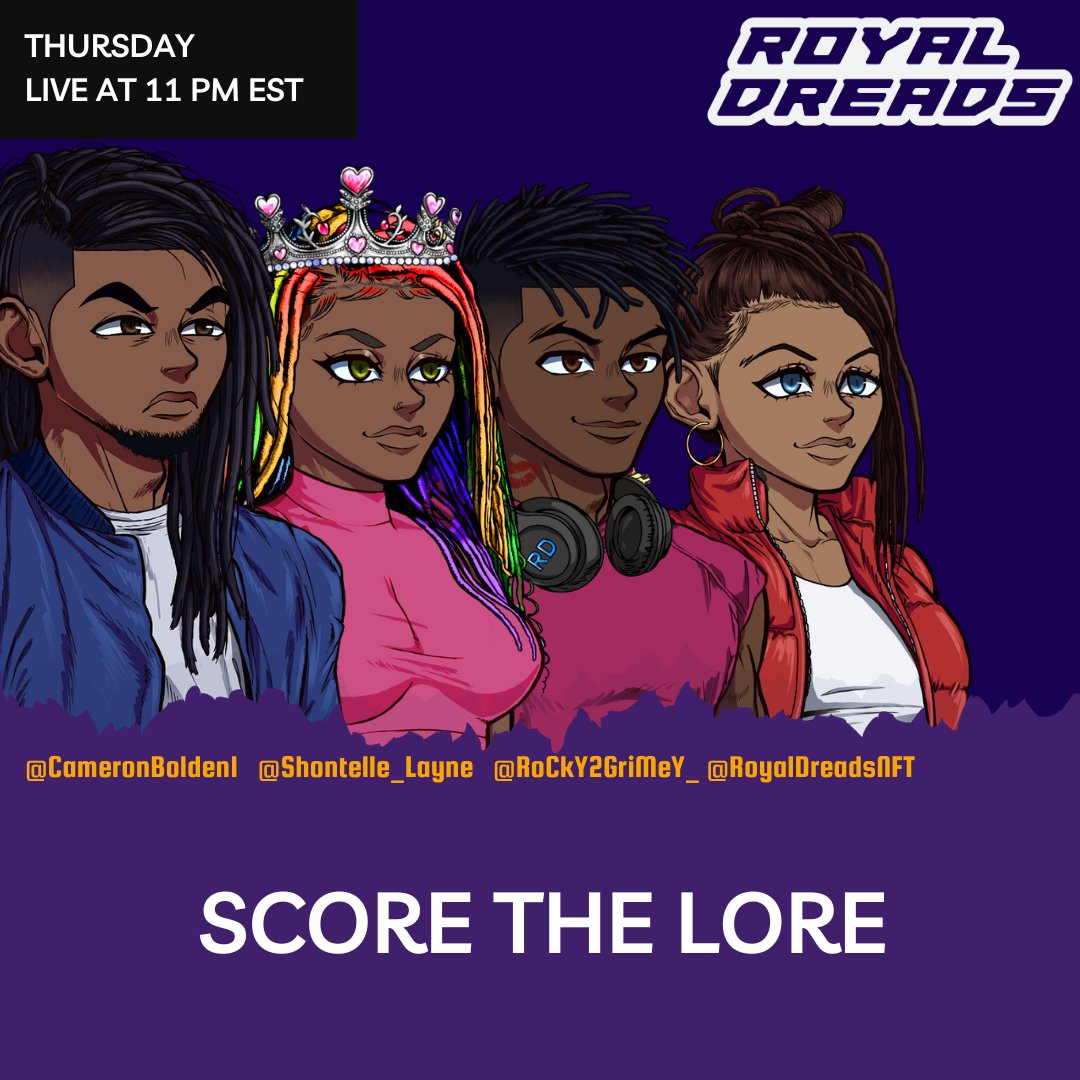 🌟🎧 Gear up for an unforgettable night at #ScoreTheLore! Hit play on your dreams TONIGHT at 11PM EST with Queen @Shontelle_Layne @RoCkY2GriMeY__   & @CameronBolden1 .  Musicians bring ur lyrics, tunes, and let's vibe out together! 🎵🎸 
x.com/i/spaces/1rdxl…
