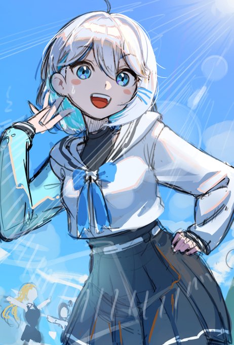 836,喜多川海夢　時崎狂三　ラスタロッテ　初音ミク　シュガー　志摩リン 喜多川海夢 ,古見硝子 ,長瀞さん ,宇崎花 「Little group 」|rak_🥄の