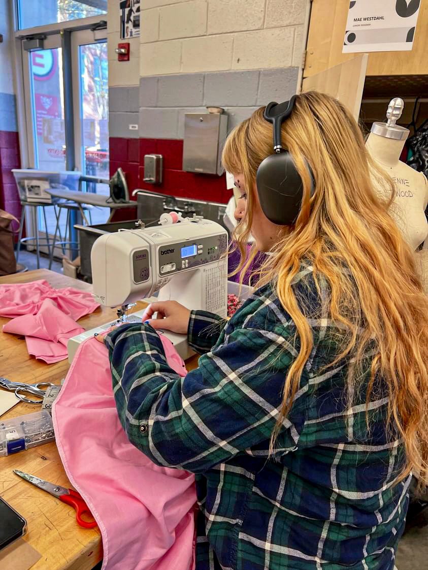 Hours of dedication have been spent at the seven-foot-long white glossy table where junior Addy Bricker has designed boho bags, clothing, art prints and cosmetic bags as part of her business, Addy Art. Click the link for more. thesoutherneronline.com/95168/lifestyl…