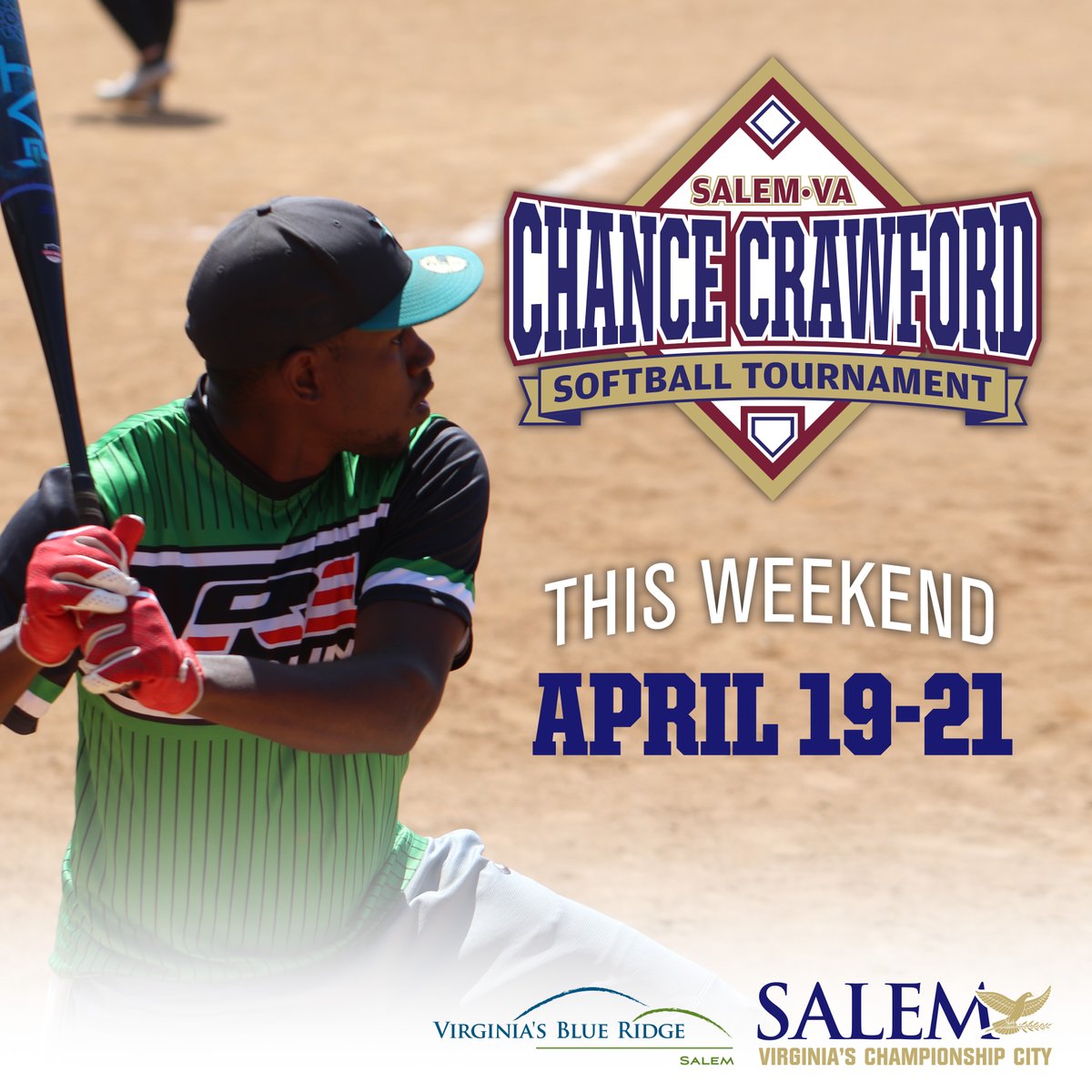 The 43rd edition of the #ChanceCrawford Softball Tournament takes place this weekend in @visitvbr With 189 teams competing, you are bound to know someone! #SampleSalem salemva.gov/CivicAlerts.as…