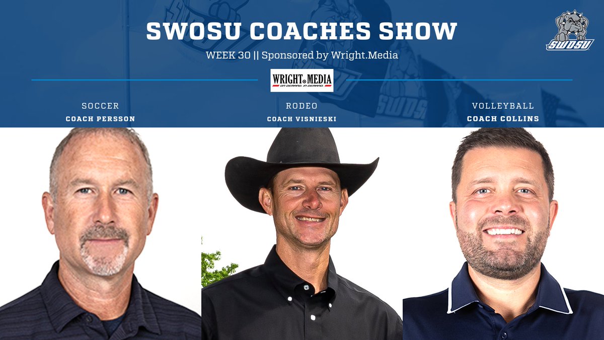 Coach V chats on the 51st Annual SWOSU Rodeo results and we get a pair of spring check ins from soccer &amp; volleyball this week on the coaches show! 

WATCH >> swosuathletics.com/news/2024/4/18…

#BlueCollar