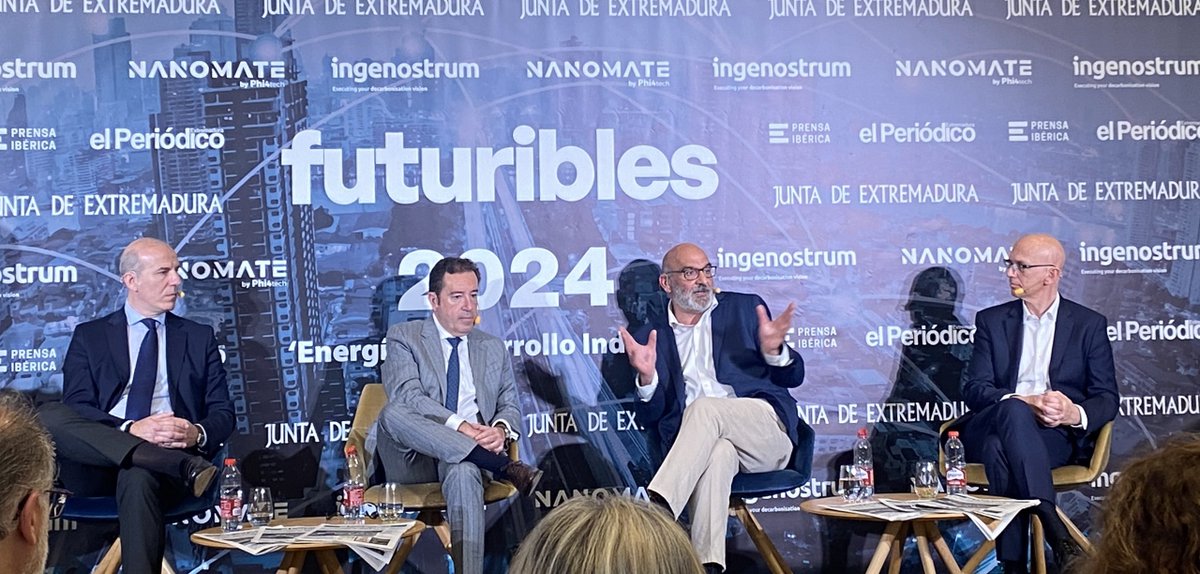 En #futuribles. Extremadura produce 5 veces más energía de la que consume y apenas tiene industria. Todo es voluntad política, que tome nota a quien corresponda. @EPExtremadura