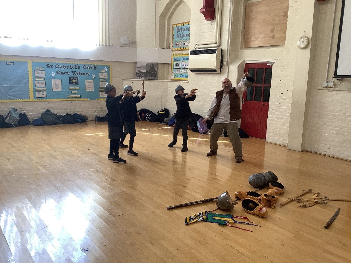 St Gabriels School (@gabrielsschool) on Twitter photo This week the story of 1066 was brought to life with drama, role play and singing! With grateful thanks to Peter Daniel, <a href="/WCCLibraries/">Westminster Libraries and Archives</a> and MoD productions for a wonderful day! This week the story of 1066 was brought to life with drama, role play and singing! With grateful thanks to Peter Daniel, <a href="/WCCLibraries/">Westminster Libraries and Archives</a> and MoD productions for a wonderful day!