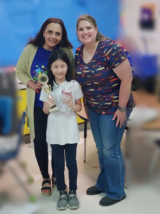 One of our 4th grade students, Dung, won the Elementary Public Service Announcement Contest for Garland ISD for her video on safety during the Solar Eclipse. Way to go, Dung! @gisdnews @GISDTLD
