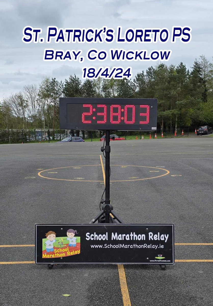 Fitter Younger (@fitteryounger) on Twitter photo <a href="/fitteryounger/">Fitter Younger</a> was in Co Wicklow today as the pupils of <a href="/stpatsloreto/">St Patrick’s Loreto, Bray</a> Bray used the #SchoolMarathonRelay as a fundraiser, finishing in a fantastic time!! Well done everyone!!!
#fundraising #fullschoolevent #marathon #activeschool #fitkids #runrunrun
SchoolMarathonRelay.ie <a href="/fitteryounger/">Fitter Younger</a> was in Co Wicklow today as the pupils of <a href="/stpatsloreto/">St Patrick’s Loreto, Bray</a> Bray used the #SchoolMarathonRelay as a fundraiser, finishing in a fantastic time!! Well done everyone!!!
#fundraising #fullschoolevent #marathon #activeschool #fitkids #runrunrun
SchoolMarathonRelay.ie