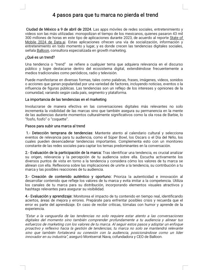 4 pasos para que tu marca no pierda el trend