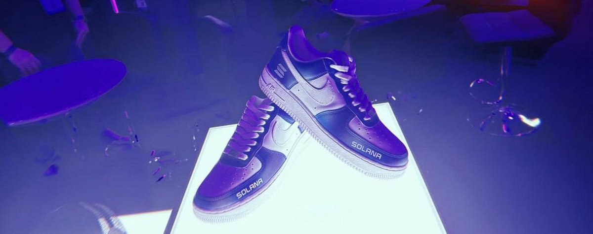 ⚡️ #Nike and #Solana unveiled sneakers at the #TOKEN2049 conference. Where can I buy them?