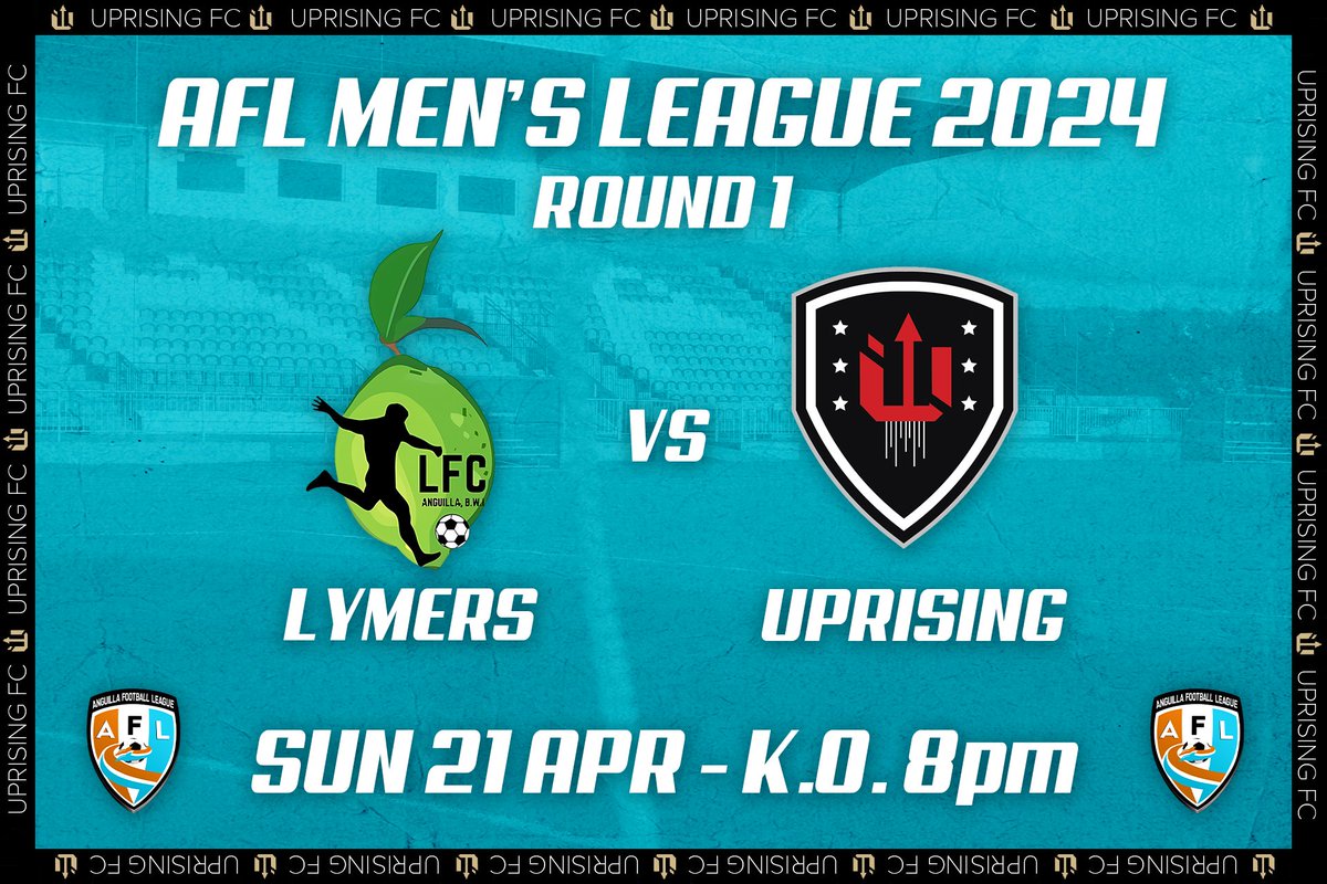 NEXT GAME ⚽️ 

Our next fixture comes this Sunday evening when we take on Lymers FC in a 8pm local time kick off at REGTC

As always, full coverage will be available on YouTube channel AI-LIVE 

#oneclubonegoal