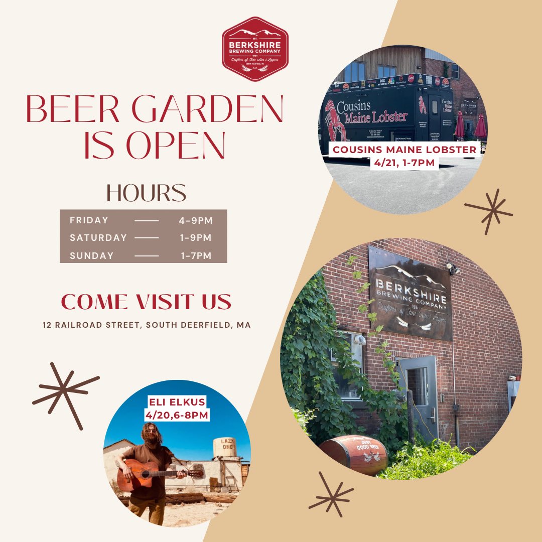Our Beer Garden opens this weekend!