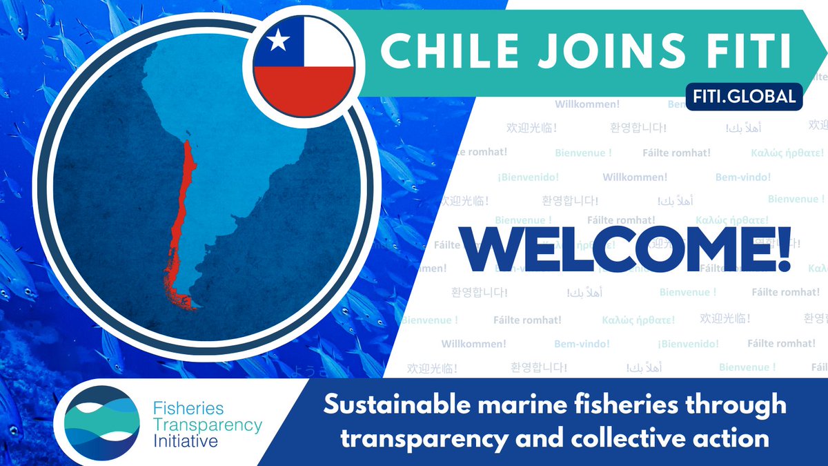 Did you hear? 👂 #Chile 🇨🇱 joined #FiTI! Yesterday #Chile took an important step towards enhancing the public access to fisheries management information by committing to join FiTI. Learn what this means for #fisheries #transparency & #open #government 👉 shorturl.at/biGN1