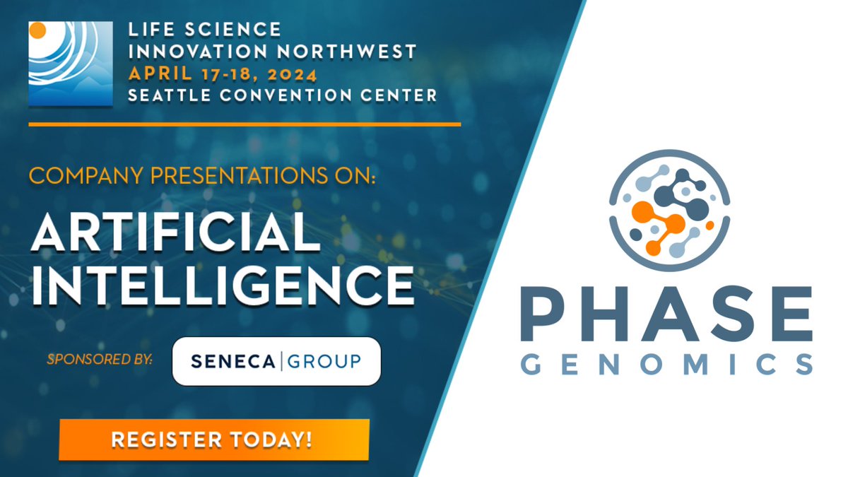 We are excited to be at #LSINW24! Join the artificial intelligence session starting at 9:10am today to see @ivanliachko present on wielding ultra-long-range sequencing technology to power advancements in precision health, genomics research, and climate change. @LifeScienceWA