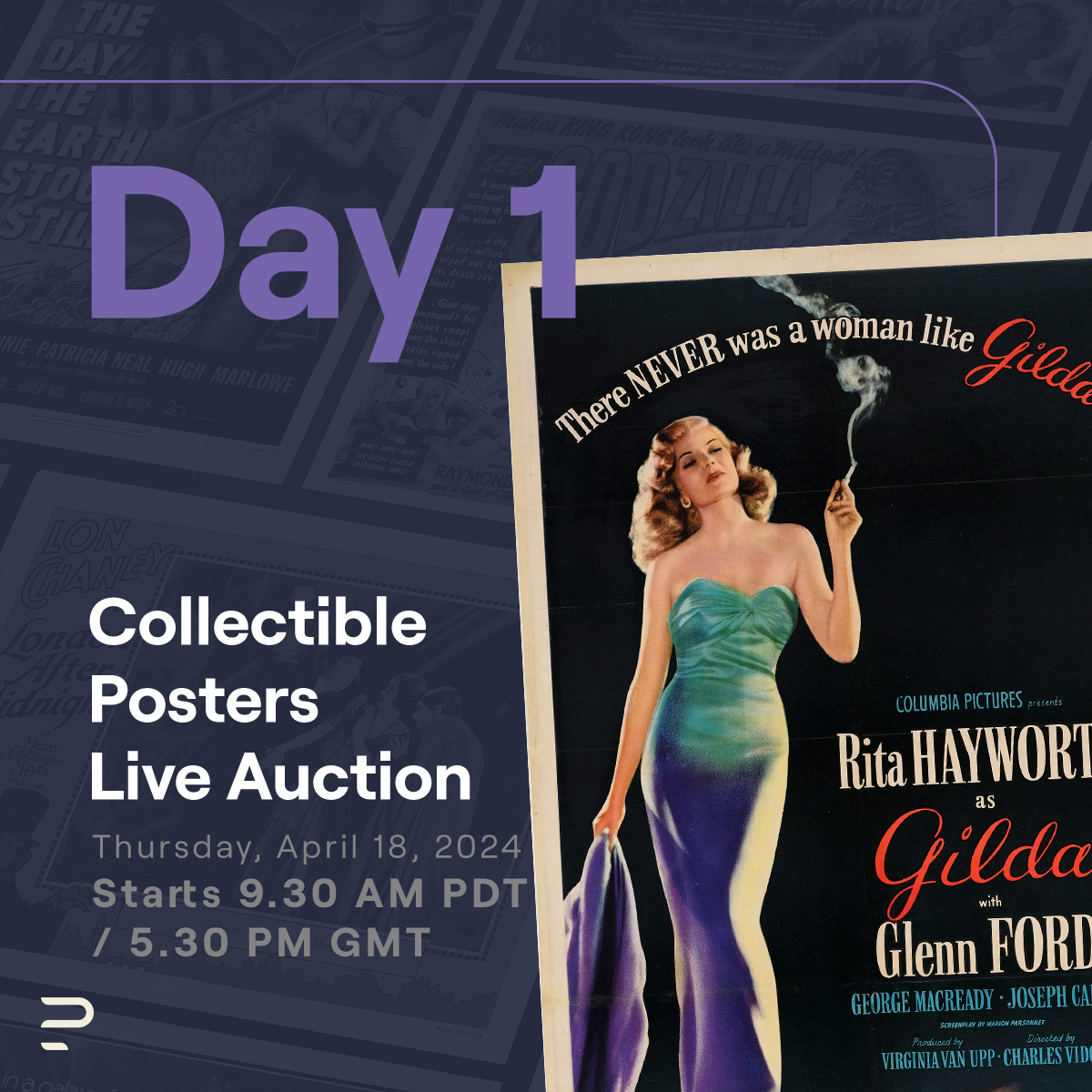 There is less than one hour to go until our #PropstorePosterAuction kicks off! Featuring over 600 posters from the last 100 years of cinema, there is something for film fans of every taste and budget. Tune in LIVE here propstoreauction.com/auctions/live-…