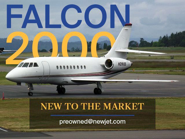 NewJetIntl's tweet photo. #ForSale #NewToMarket

Falcon 2000 SN81 N281QS is available for sale. 
For more information, please contact our pre-owned department at: 
preowned@newjet.com
+377 97 70 10 20 https://t.co/WYddYyV4zh