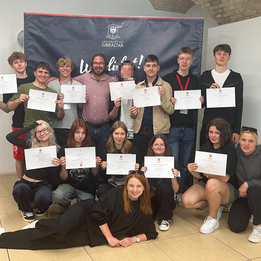 Uni_Gib's tweet photo. A great week had by all on another successful Intensive English Language Course. Another fond farewell, this time to our Polish students. Until next time!
#UniversityofGibraltar #IntensiveEnglishCourse https://t.co/nZ21i9LNsj