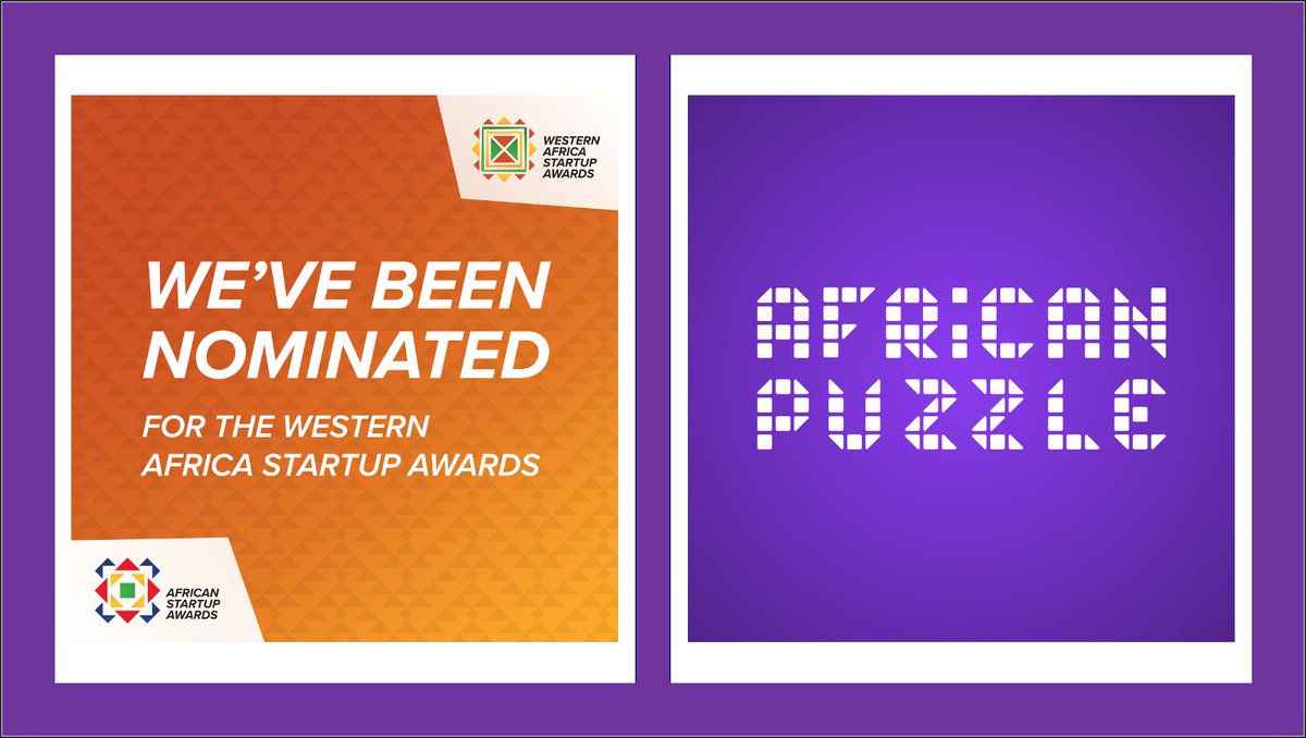 🌟 Exciting News! African Puzzle is nominated for BEST NEWCOMER in Ivory Coast at the Western Africa Startup Awards 2024! 🚀👏🏾
Huge milestone recognized by #GSAAfrica, celebrating top tech innovators. Thx to our team &amp; users - this is just the beginning! 🙏🏾💪🏾
<a href="/Cotedivoireoff_/">La Côte d’Ivoire Est Chic</a>