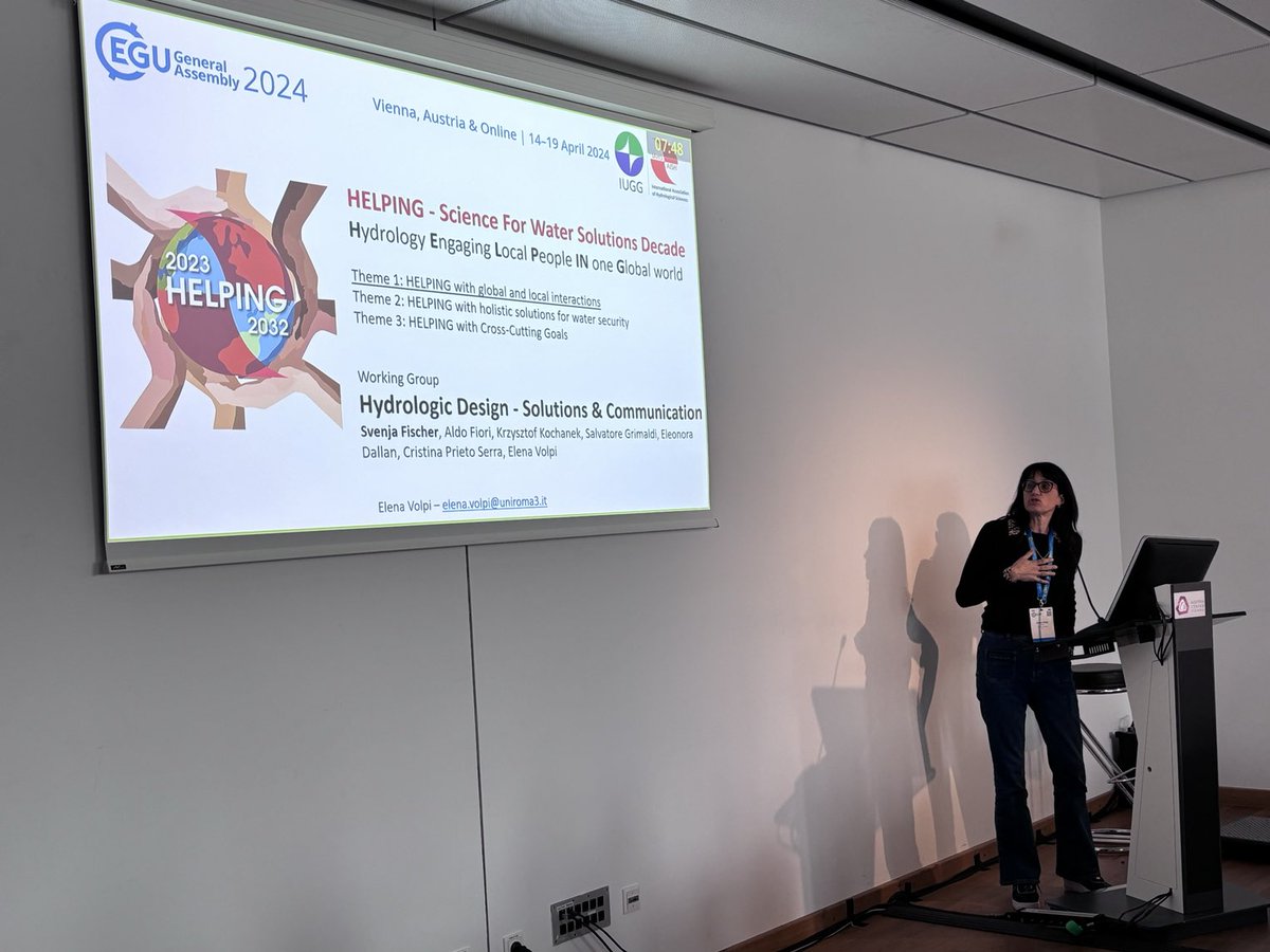 MendiondoMario's tweet photo. @TheWadiLab congrats Elena Volpi at #EGU24, Vienna: @IAHS_AISH #HELPING community, as participatory as emotional, #OneDropOfScience #OneDoseOfResilience #WaterForPeace.
Digital Water Globe https://t.co/yfwA9KG0oC
https://t.co/XMSzSZoL1U https://t.co/sWXiI6OK8C