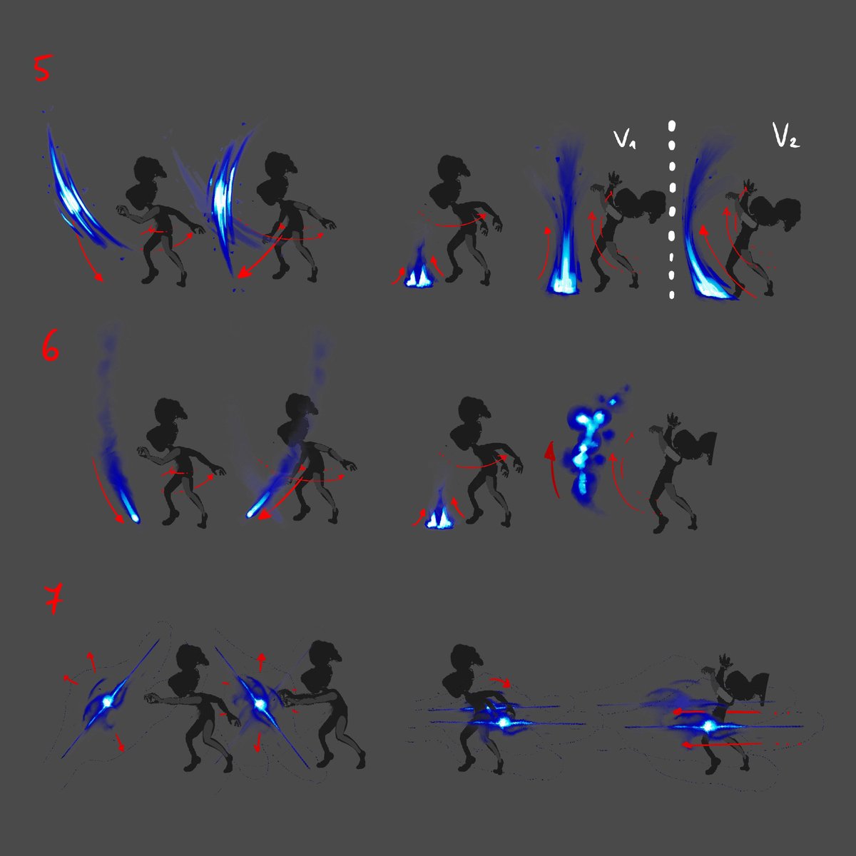SpaceFoxGames's tweet image. 🗡️ Phantom Blades is the very first spell Rin can unlock in the game. The concepts, however, were much different from the final version of the skill. 

🎮 Play RIN on Steam: store.steampowered.com/app/1960070/RI…

#throwbackthursday #videogame #indiegame #2dplatformer #metroidvania