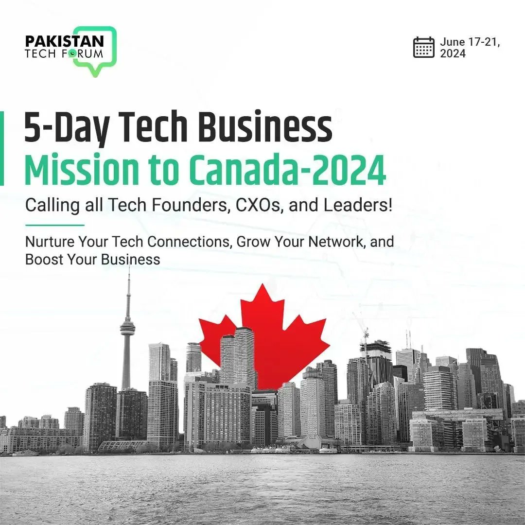 paktechforum_'s tweet image. 🌟 Exciting News Alert 🌟

Pakistan Tech Forum is having 5-Days Tech Business Mission to Canada - 2024 from June 17th-21st. Join us in this transformative journey. 

Limited spots available, apply at: bit.ly/canadadelegati…

#CanadaDelegation #ITExports #PakistanTechForum