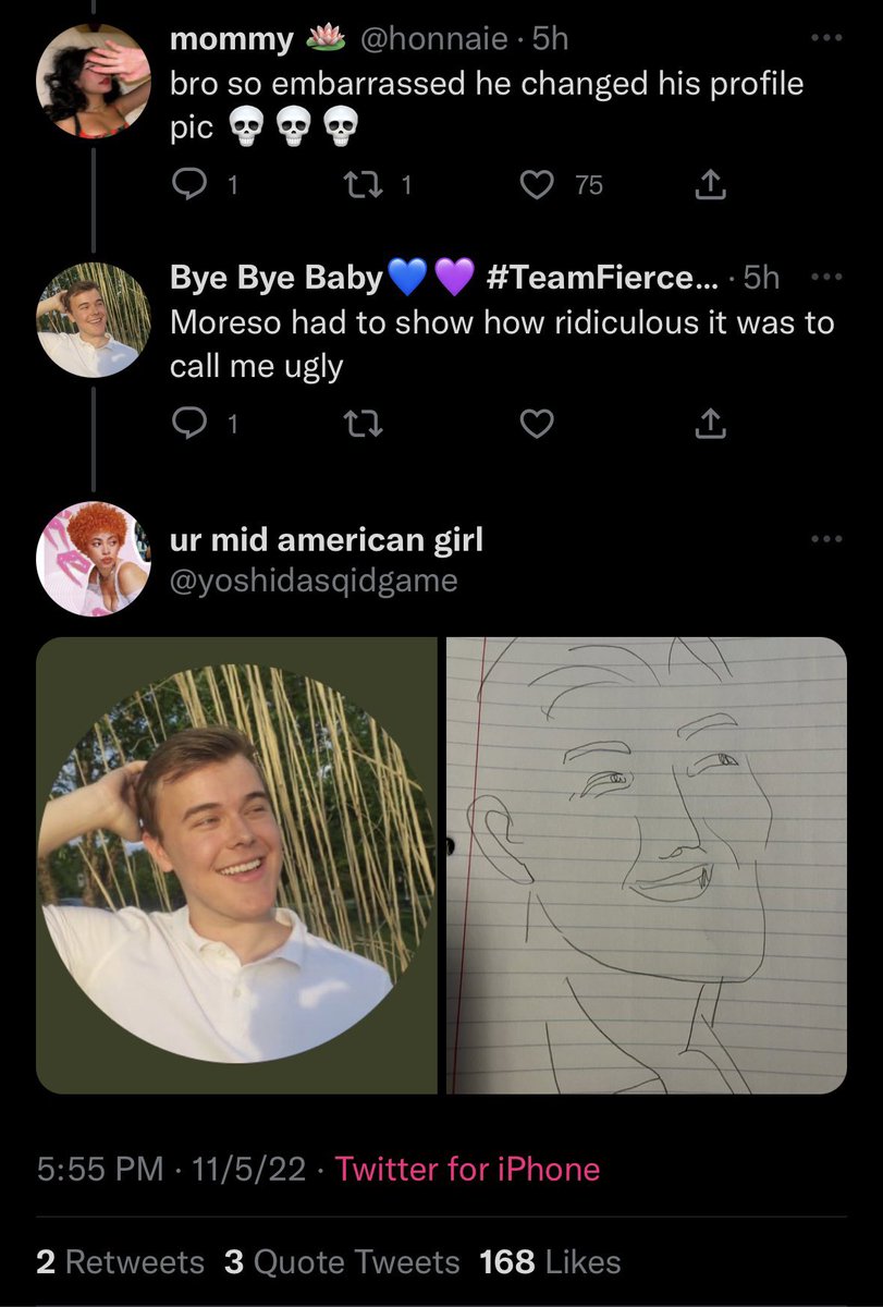 ayeejuju's tweet photo. bro changed his profile pic just to get cooked twice LMAOOO https://t.co/kR4kWwFzrB