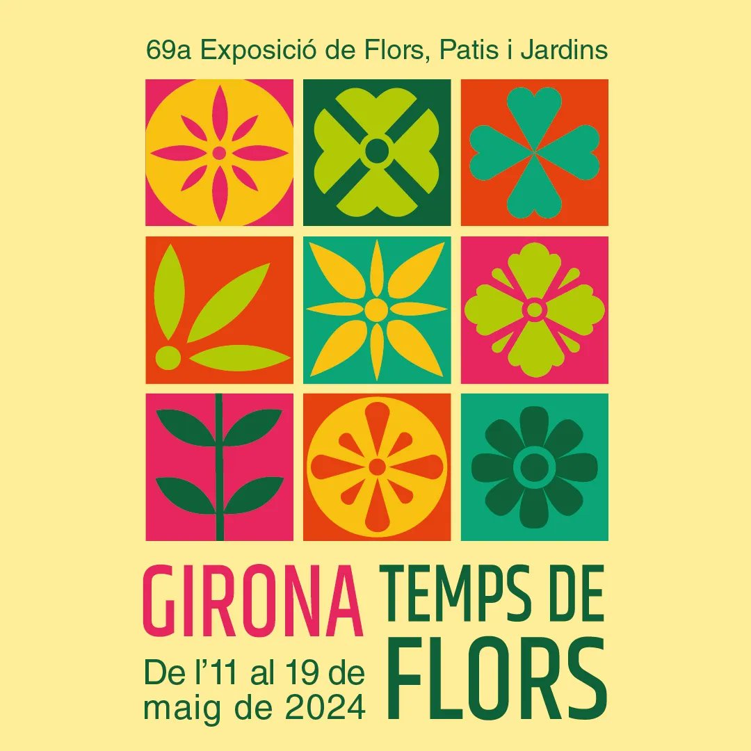 Avui s’ha presentat el cartell de la 69a edició de #Girona, #TempsdeFlors 💐🌼!
L’autora és la Ruth Remus, estudiant de l’INS Santiago Sobrequés i Vidal. L'enhorabona 🤩👏🏻!

ℹ️ girona.cat/noticies
.
#gironaemociona #incostabrava #tempsdeflors2024 #ciutatsambcaracter