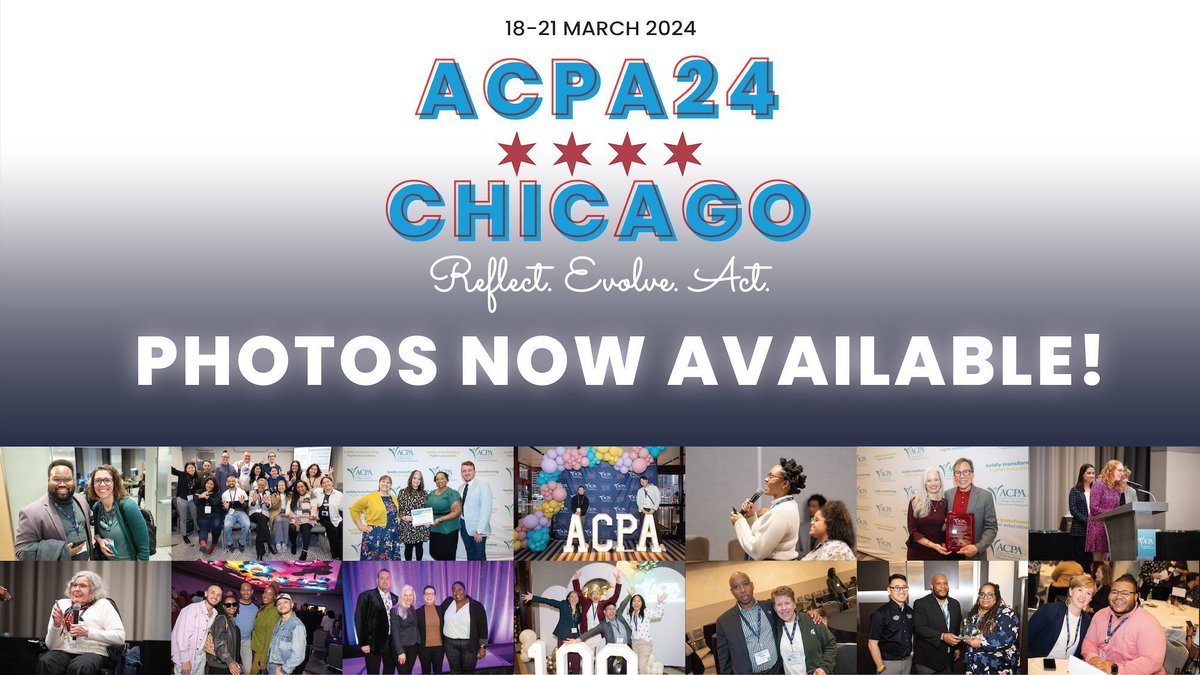 It's been one whole month since we were together for #ACPA24! Reminisce on your favorite moments through our photo gallery which is now available on the ACPA website! buff.ly/3JmLRJq