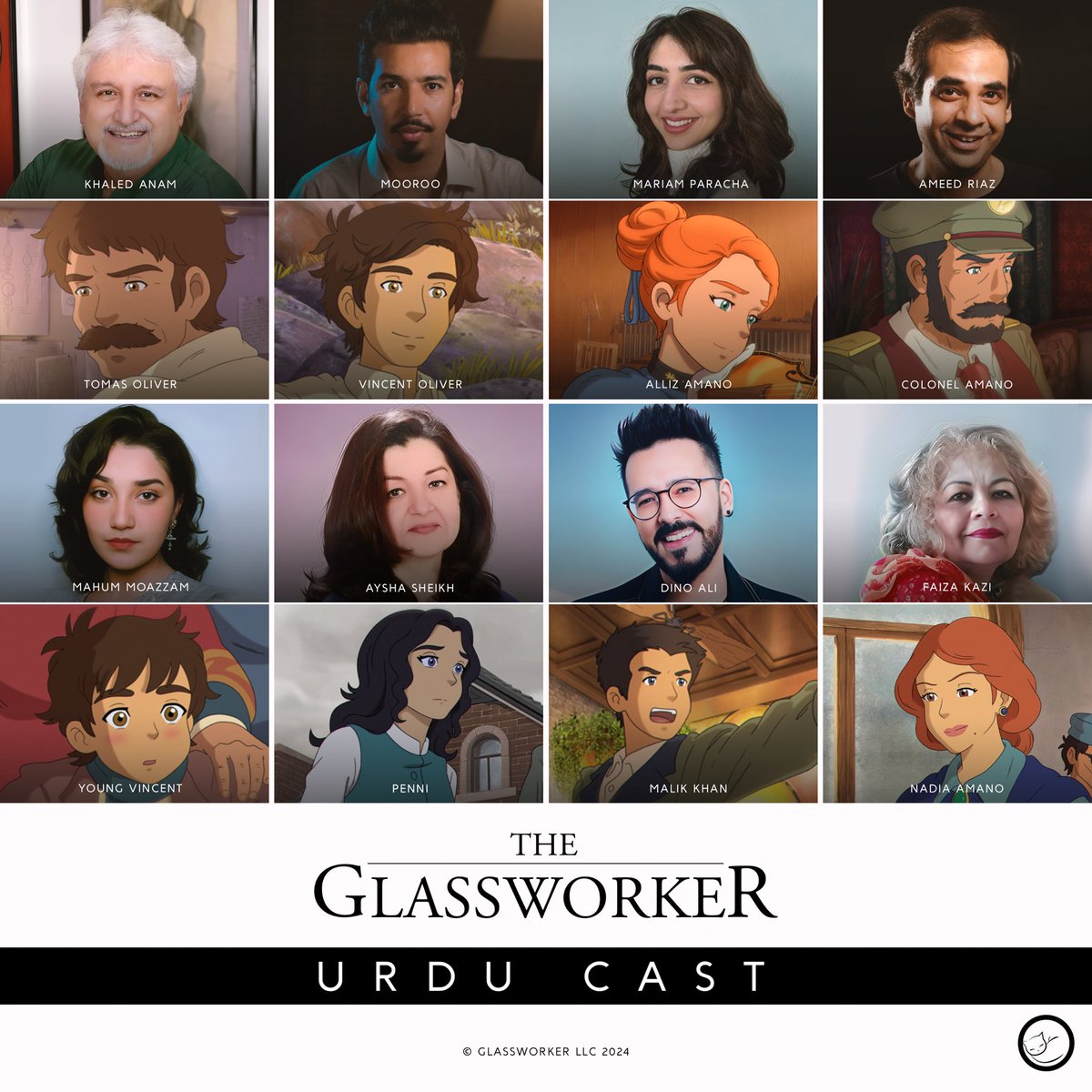 #TheGlassworker English and Urdu Language Cast - @manostudios