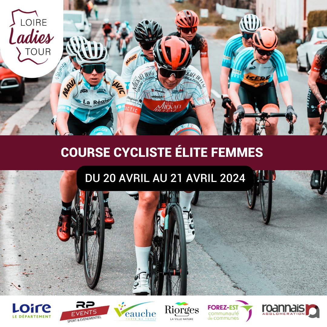 🚲 Nous serons présents lors du LOIRE LADIES TOUR | Course cycliste élite femmes :     

SAMEDI 20 AVRIL et DIMANCHE 21 AVRIL

Venez discuter de nos filières par #alternance dans l'#industrie

+ d'infos : loireladiestour.fr 

#loireladiestour #cyclisme #apprentissage