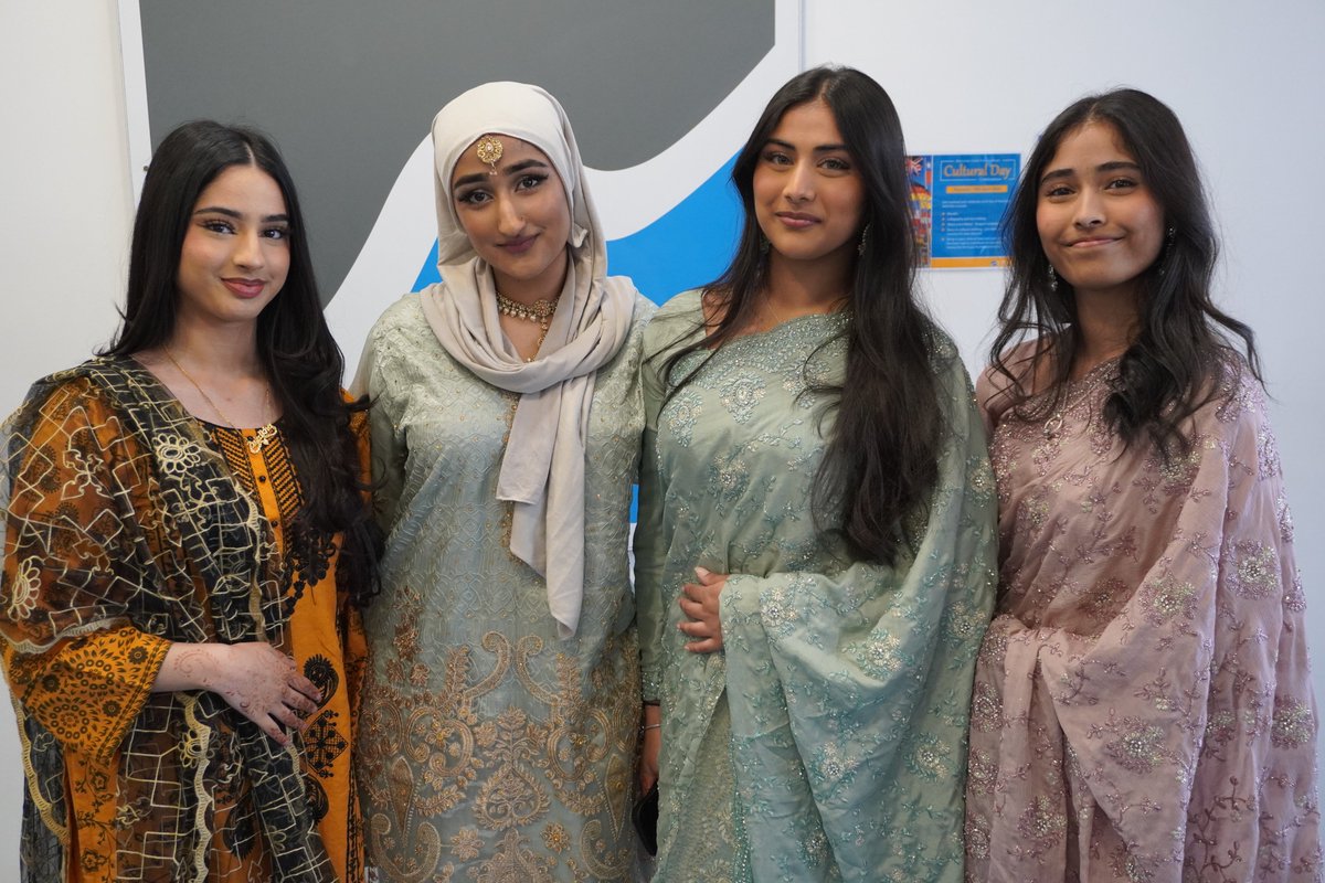 We have been celebrating a day of culture with students wearing traditional dress from the country of their heritage, sampling cuisine and participating in arts and crafts. It has been great to see so many students get involved.