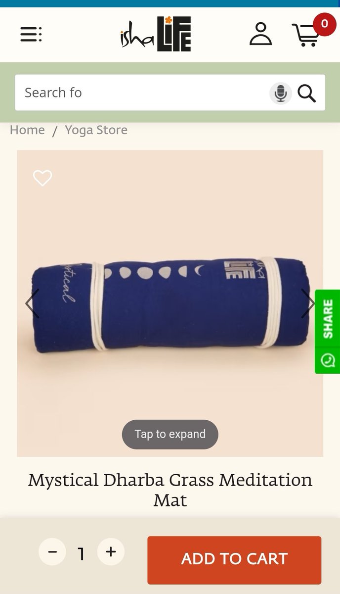 inscrutable_ind's tweet photo. @ishafoundation Can you bring this Meditation mat in Red Colour every #hanuman bhakt will be thankful to you https://t.co/UpKZmiV4qV