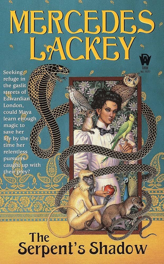The Serpent’s Shadow by Mercedes Lackey is on sale today for 2 smackers. bit.ly/441LYnb Following her parents’ mysterious deaths, Maya flees India for England and learns to summon magic to face the vindictive power that killed them.