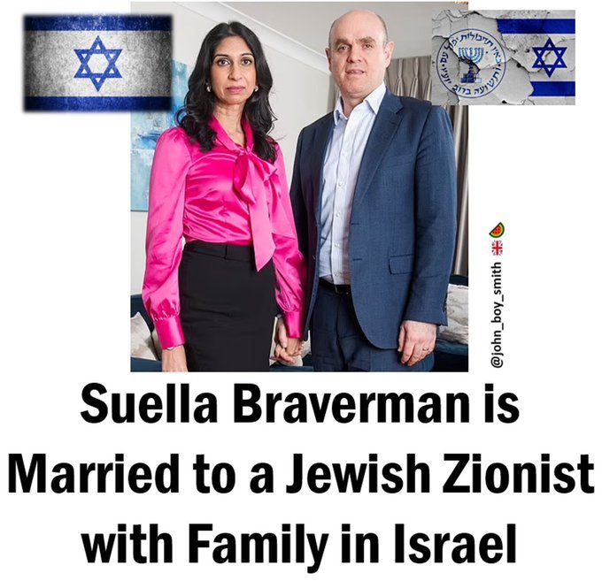 @SuellaBraverman I wonder if it's the Zionism in you that speaks