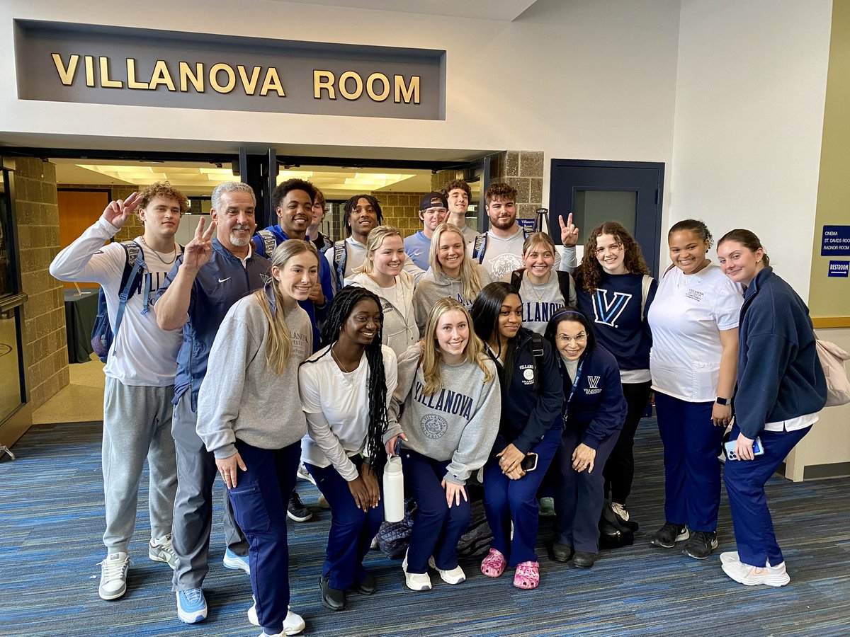 NovaFootball's tweet photo. Great day at @VillanovaU yesterday! Thank you to @VUNursing &amp; all who registered at the Bone Marrow Donor Registry Drive! ✌️

@TalleyBoneMarro x #GoNova https://t.co/h4Q9NHuNEh