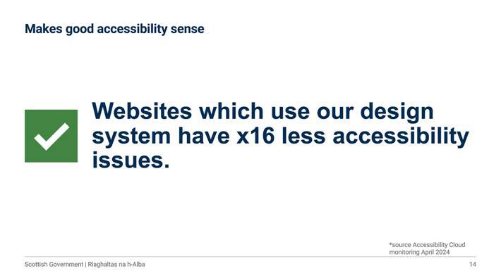 👨‍🏫 How to build better public services 💻 Digital transactions are 20x cheaper than delivering services over the phone, saving circa £4 per transaction. 🧑‍🎨 Good end-to-end design save users time - reducing time taken by 67% 👉 Find out more at servicemanual.gov.scot…