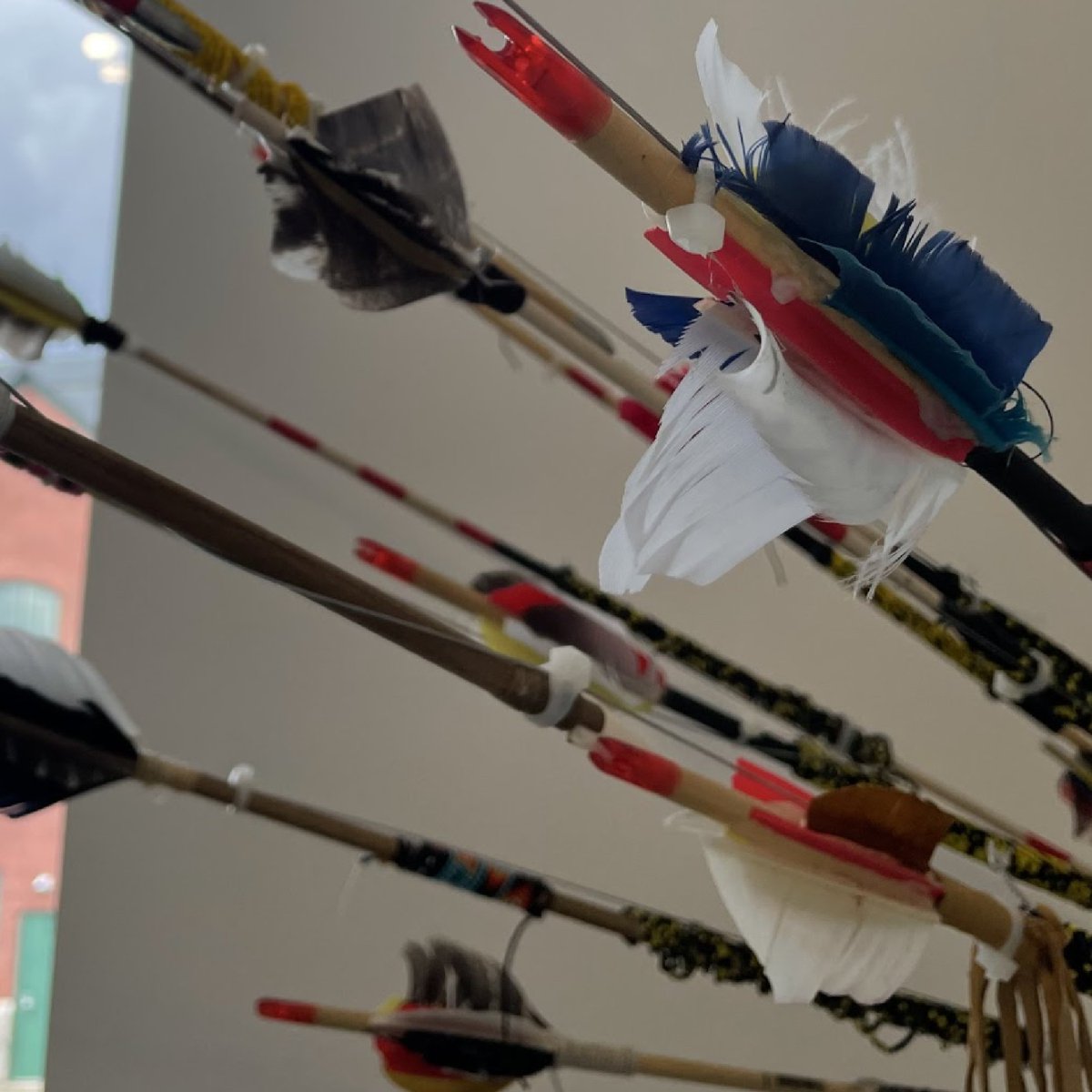 On view at FAM, Ari Montford's Freedom Arrows delves deep into the symbolism of the arrow, portraying it as a versatile tool, a potent weapon, and a powerful messenger. fitchburgartmuseum.org/montfords-free… #FitchburgArtMuseum #ArtLovers #CreativeCommunity #ExploreFAM #FitchburgMA