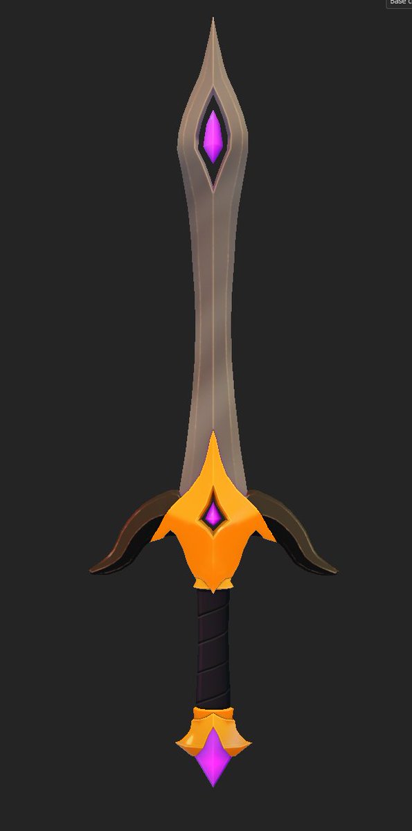 L2619_R's tweet photo. Another sword. Still working on finding a level of detail I’m happy with. 
#ROBLOX #RobloxDev #RobloxDevs #3DModel https://t.co/vju6uAJiEg