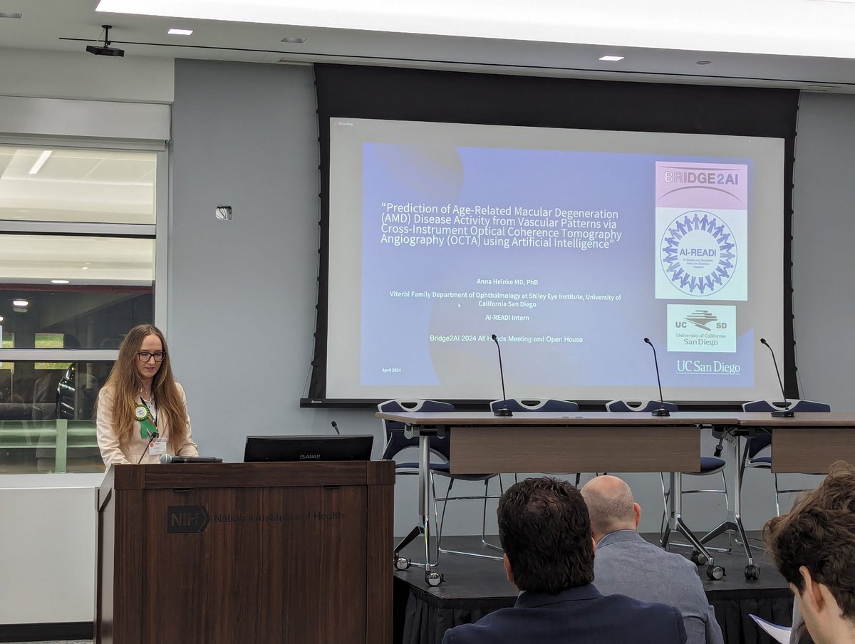 Fair Data Innovations Hub (@fairdataihub) on Twitter photo Following up is Anna, presenting her results from predicting AMD with OCTA data using AI <a href="/NIH_CommonFund/">NIH Common Fund</a> #bridge2ai Following up is Anna, presenting her results from predicting AMD with OCTA data using AI <a href="/NIH_CommonFund/">NIH Common Fund</a> #bridge2ai