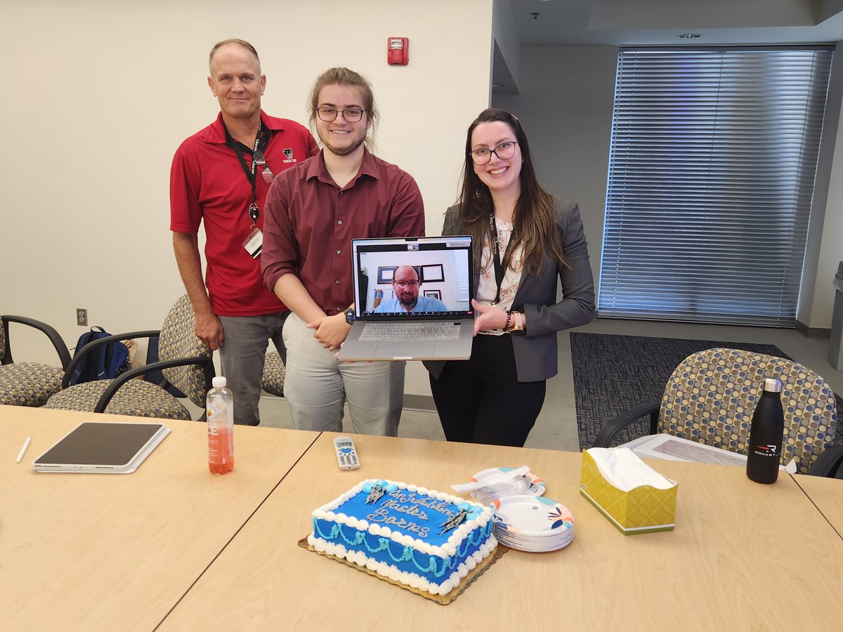 Our lab's first thesis defense! Congratulations on your Master's, Dylan Barnes! More papers and presentations on his research are to come soon. 🤓
Thank you, Dr. Eric Swenson and Dr. Ryan White, for being on the thesis committee! 🧑‍🎓🚀🎉
#masters2024 #smallsat #aerospace