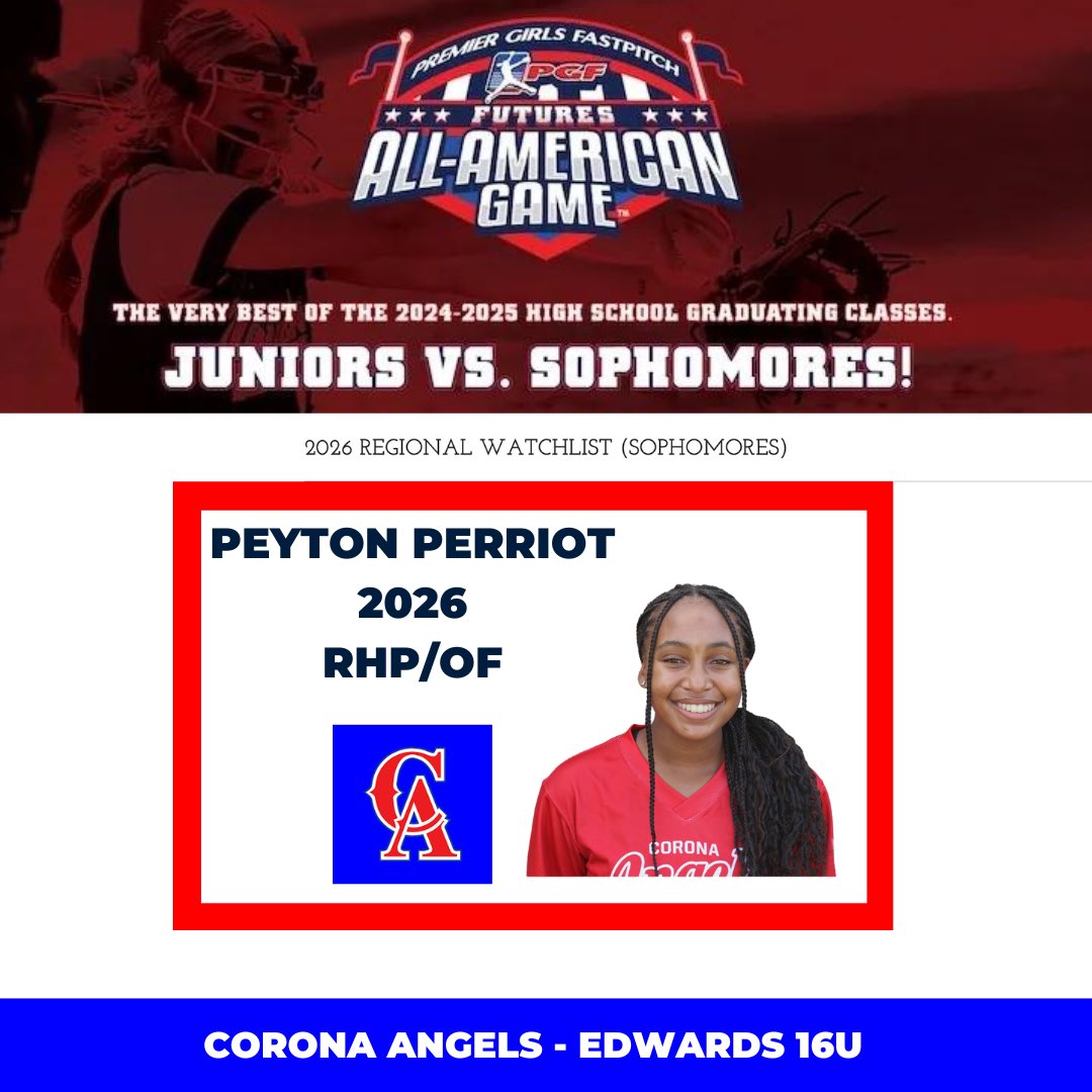 Congrats to Peyton Perriot 2026 RHP/OF! ✔️ Her out this summer on Corona Angels Edwards! @los_Stuff @IHartFastpitch @ExtraInningSB @LegacyLegendsS1 @TopPreps @SBRRetweets @coastrecruits @upnextrecruits @FromThe815 @softballdown @factsfastpitch @UncommittedUTR @coronaangels16u