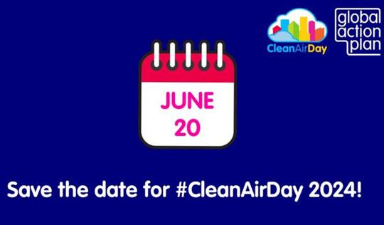 #CleanAirDay 2024 - June 20 - Save the Date 🗓️