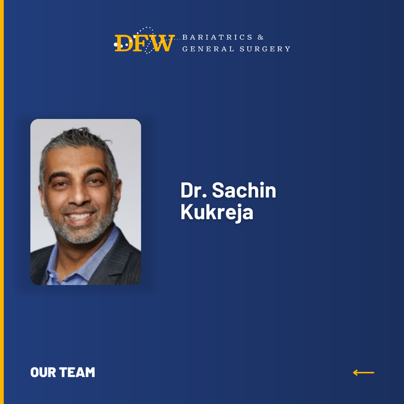 Dr. Kukreja is proud to direct DFW Bariatrics and General Surgery. He truly loves the art and challenges of General and Bariatric surgery. 

#HealthcareInnovation #DigitalHealth #PatientRights #AIinHealthcare #Genomics #MedicalInnovation #PatientCentricCare