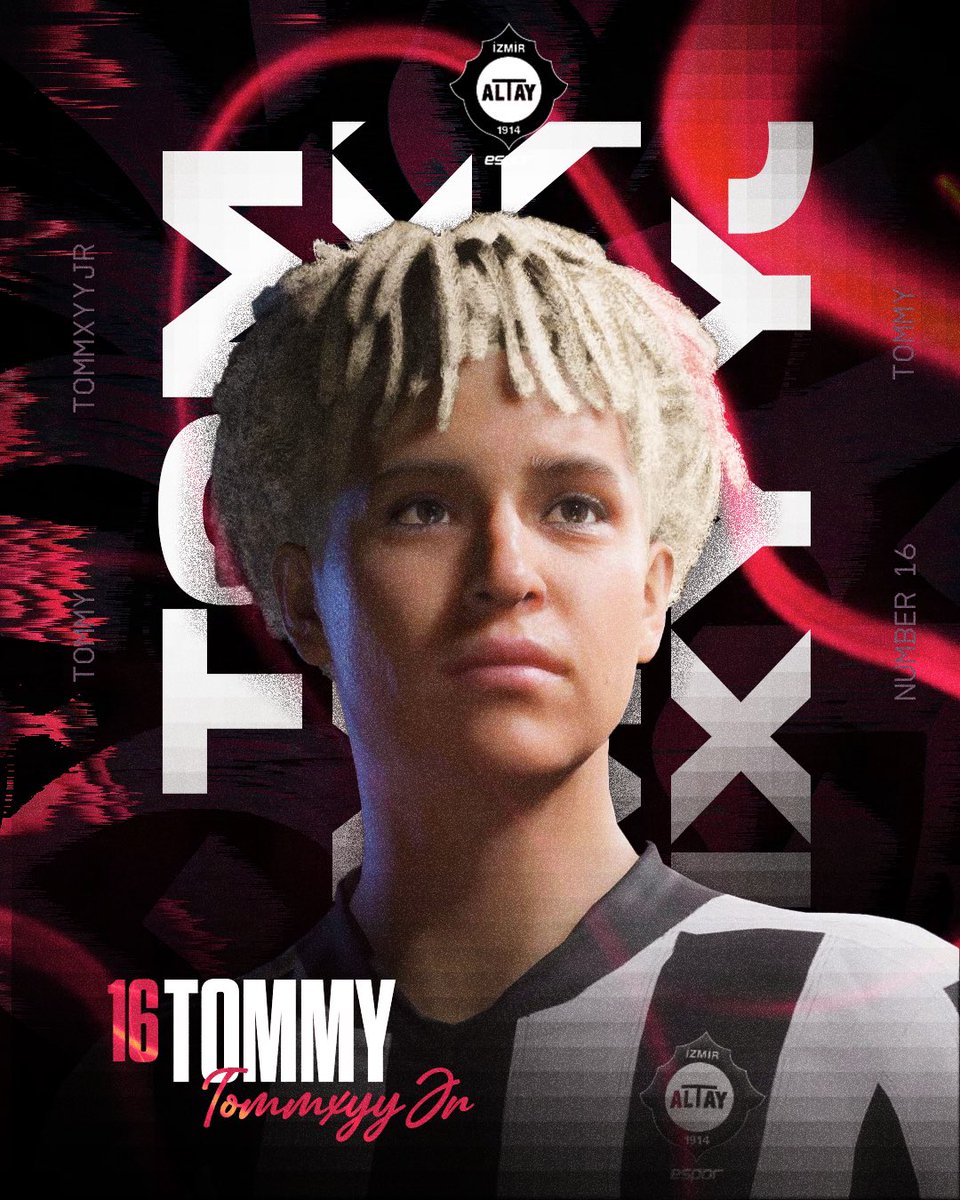 The new Joker Player of Altay. 🃏 TommyxyyJr 👕All around. A danger in the middle field who can play every position. His only aim is helping his teammates to score and he focus keeping up the tension on the opponent. 🔥 Welcome to Altay @TommxyyJr . 🖤🤍