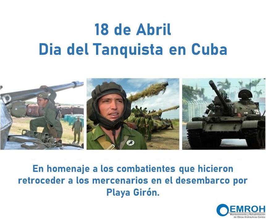 En honor a los participantes en la victoria de #PlayaGirón, #Cuba celebra #Hoy el Día del Tanquista. 
#TenemosMemoria #SomosCuba #SomosContinuidad