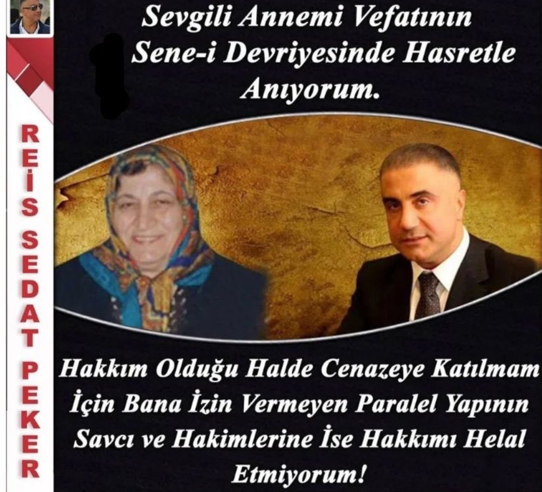 ANNEMİ ÇOK SEVİYORUM 

-REİS SEDAT PEKER 
@sedat_peker
 #SedatPeker
#sonsuzsadakat 
#sedatpekerinkardeşleriyiz