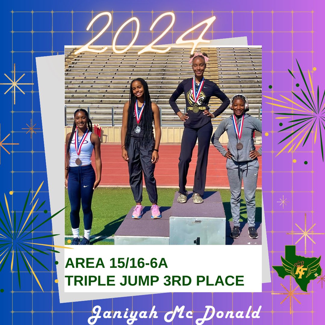 kftrackgirls's tweet photo. Good luck at Regionals Lady Golden Eagle J Mc!!
#UNFinishedBusiness
#WeNotMe
#FTF
#KFBAMN24
#ForestFast https://t.co/MZN6dqotX2