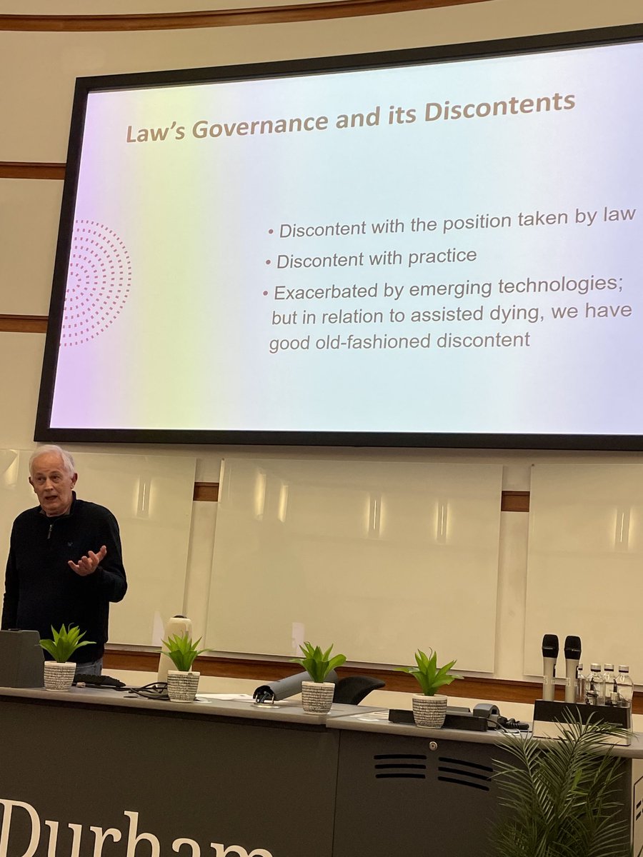 Roger Brownsword on law‘s governance and its discontents ⁦@DurhamCELLS⁩
