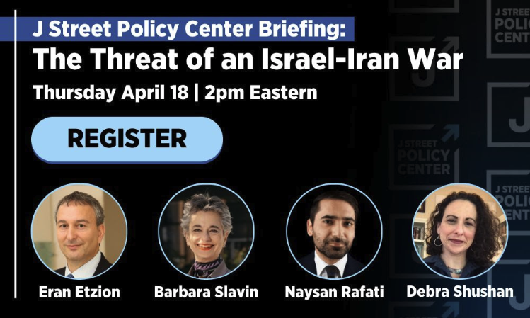 Join experts @eranetzion, @barbaraslavin1, Dr. Naysan Rafati (@icg_iran) & me for this all-too-important and timely J Street Policy Center briefing at 2pm Eastern. Registration & more information here: us06web.zoom.us/webinar/regist…