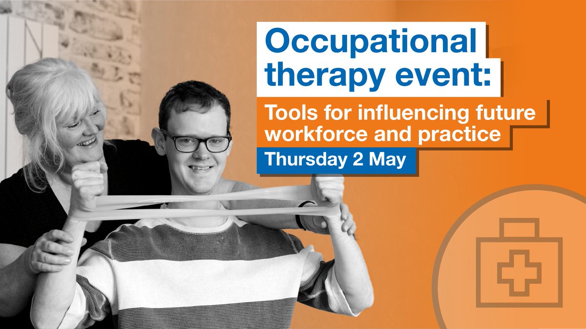 💻 #OccupationalTherapist event: 'Tools for influencing future workforce & practice' 📅 2 May 🕛10:00–15:00📍Online Hear from speakers, increase your confidence working in the sector, explore best practices & network with colleagues from the sector 🔗 bit.ly/3TJjR7t