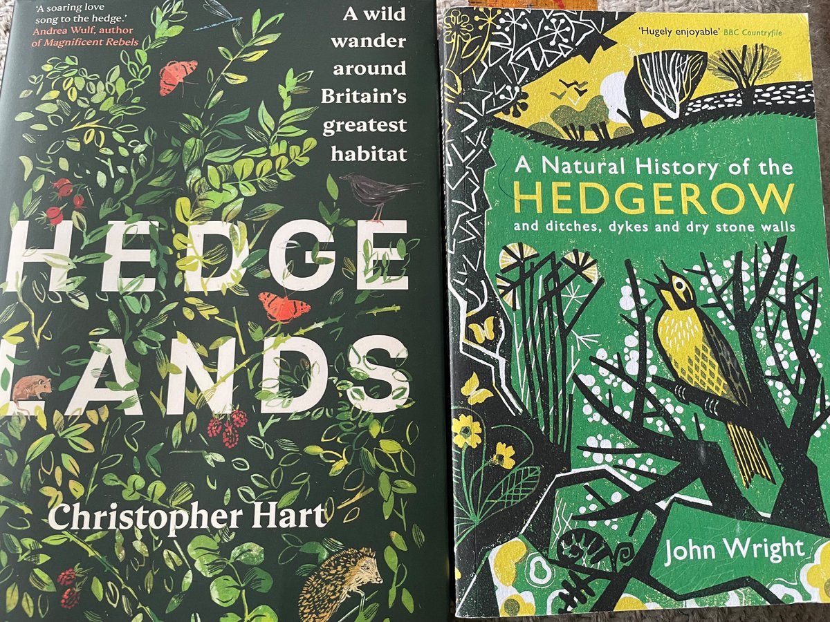 There’s two great books about hedges. Recommended reading Wildest bits of most farmland. Thanks to those who manage them.