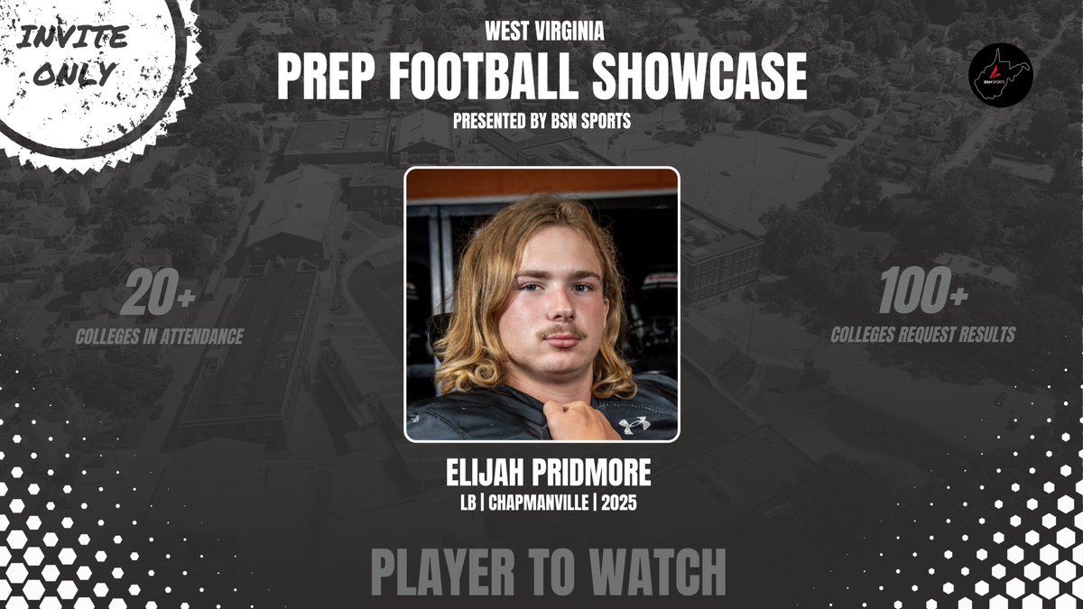 2024 WV Prep Football Showcase Player to Watch: Elijah Pridemore LB | Chapmanville (Invite Only - Top WV Players) #wvprepfb