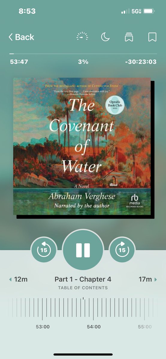 Latest #audiobook, “The Covenant of Water” by @abe_verghese 
Pro tip—you can borrow this book for *free* via the @LibbyApp and your @LAPublicLibrary or @lbcitylibrar card! 
#GoodReads #Books #read #BooksAreYogaForYourMind  #readingchallenge #LibraryChat